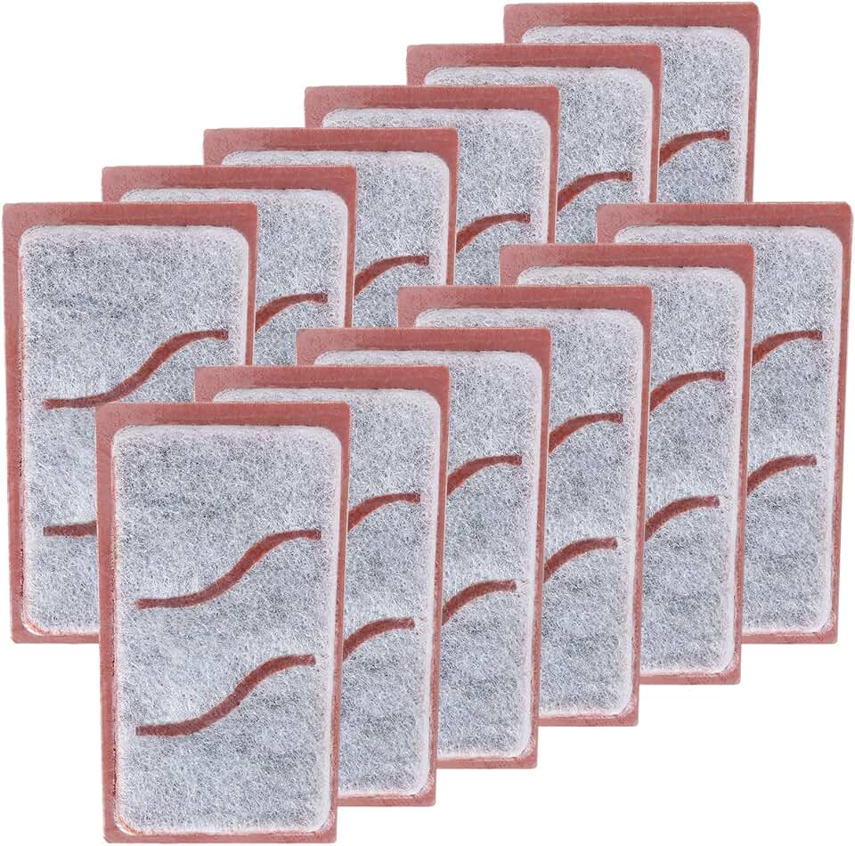 12 Pack Small Filter Cartridges Compatible with Tetra Whisper Bio-Bag Filter Small Replacement Filter Cartridges Compatible with Tetra Whisper 3i Internal Filters