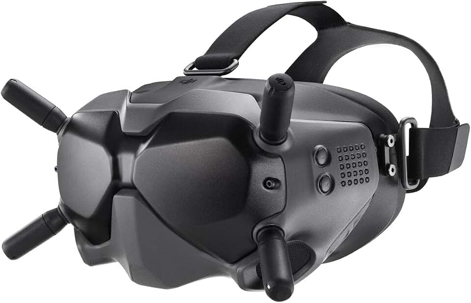 DJI (Refurbished) FPV Goggles V2 for Drone Racing Immersive Experience, Supports up to 110 minutes of flight Black (Renewed)