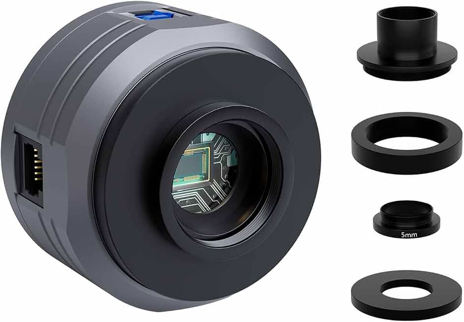 SVBONY SC715C Telescope Planetary Camera, 1.45μm Micro Pixel IMX715 Color | Astronomy Camera, 512MB DDR3 Cache, Low Readout Noise, Electronic Eyepiece for Moon Planetary Astronomical Photography