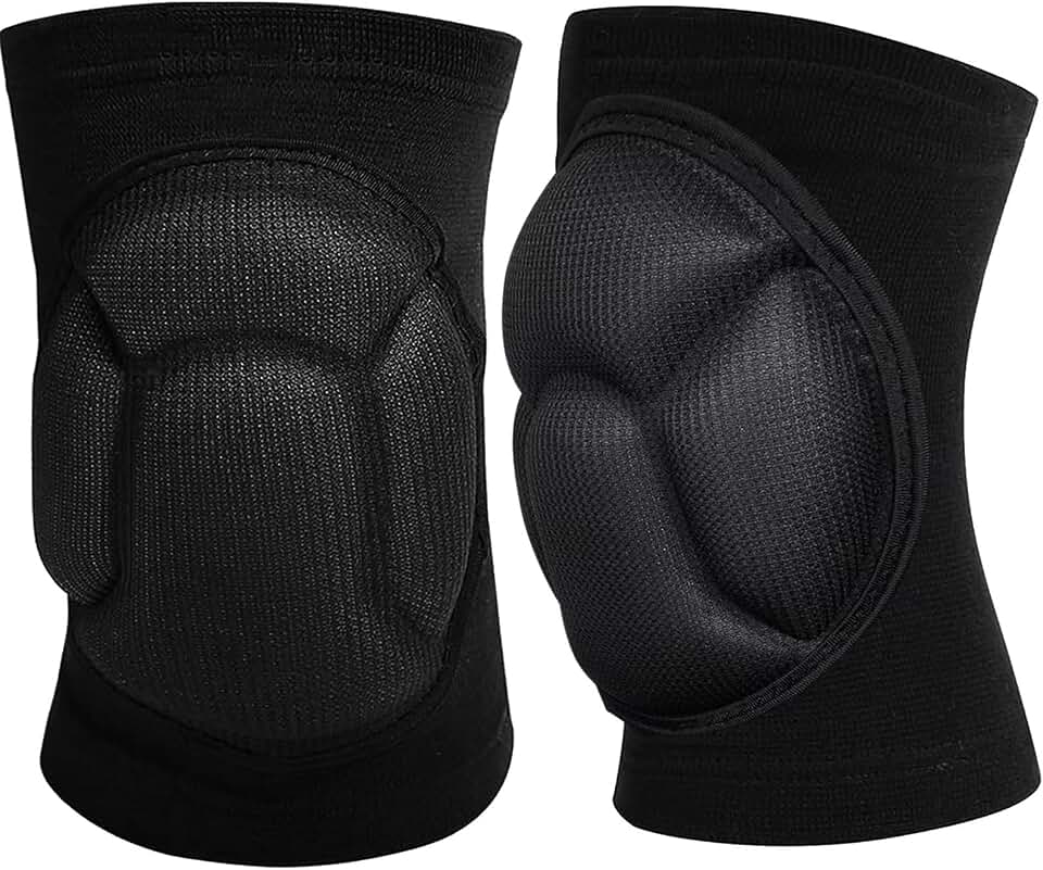 Knee Pads, Collision Avoidance Knee Sleeve for Men Women, Large | Garden, Gardening, House Cleaning, Construction Work, Dancing, Volleyball, Flooring, Climbing, Riding, Thick EVA Foam Padding