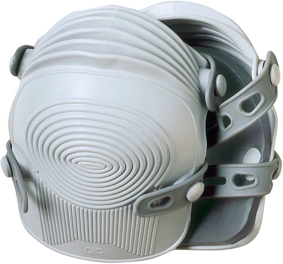 CLC Custom Leathercraft 361 Ultraflex Non-Skid Kneepads, Plastic, Grey