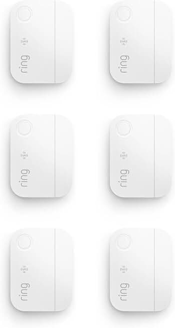 Ring Sensors: Window &amp; Door Sensor (newest model) 6-pack – Instant notifications, on Amazon Sidewalk, Pro Monitoring available (sold separately)