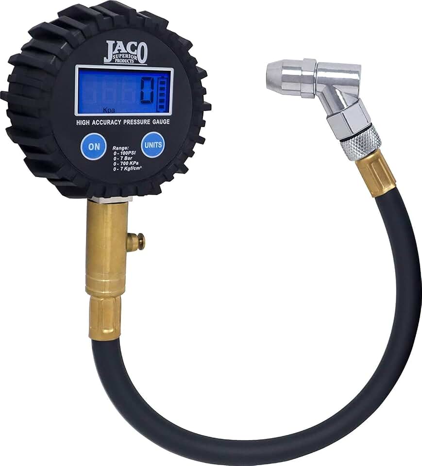 JACO Superior Products JACO ElitePro Digital Tire Pressure Gauge - Professional Accuracy - 100 PSI