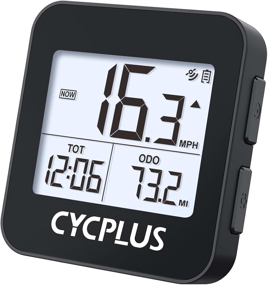 CYCPLUS Wireless GPS Bike Computer G1, 70g, 2.0" Screen, IPX6, 1200mAh | Pocket-Size, Bicycle Speedometer Odometer with Automatic Backlight, ＞55h Working Time, Provide Professional Data Analysis