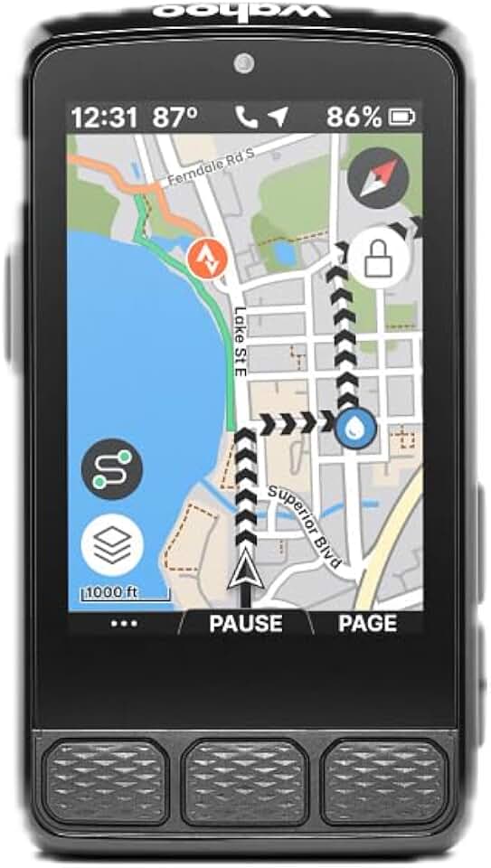 Wahoo ELEMNT ROAM V3 GPS Cycling/Bike Computer,Black