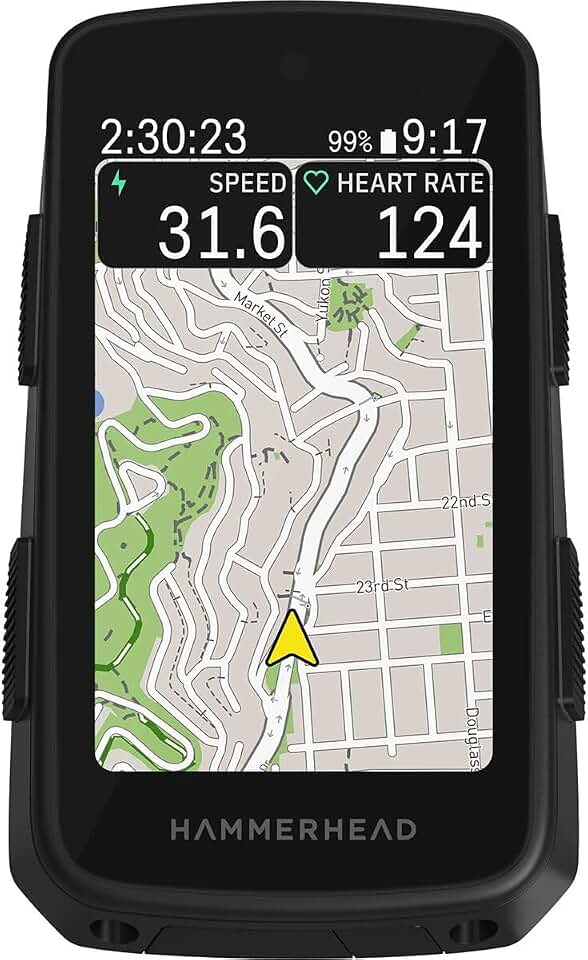 Hammerhead Karoo Bike Computer Wireless GPS ANT+/BLE/GPS/GNSS | Hammerhead Karoo GPS Cycling Computer with Touchscreen &amp; ANT+/BLE Connectivity