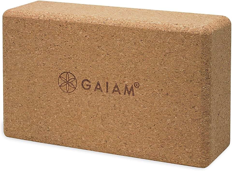 Gaiam Yoga Block, EVA Foam for Balance &amp; Stretch | Latex-free EVA foam, beveled edges &amp; non-slip grip. Improves alignment, balance, stability for yoga, Pilates &amp; meditation.