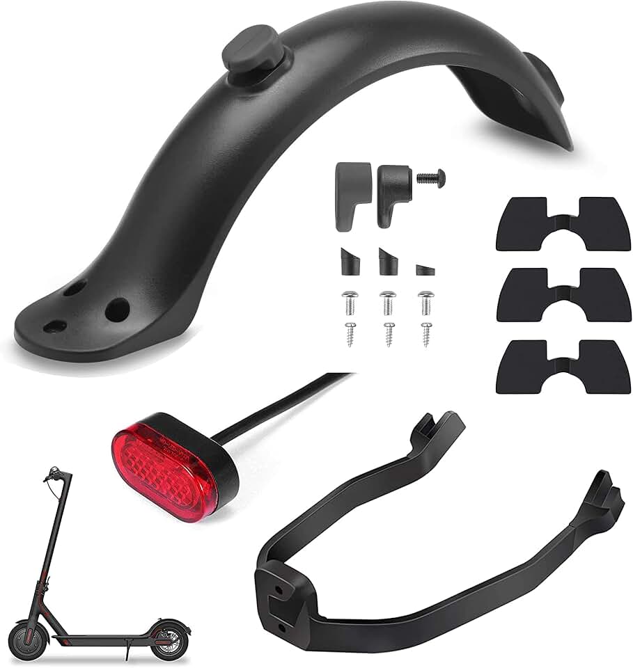 Rear Mudguard Scooter Fender Bracket Scooter Replacement Accessory Support Mudguard Bracket Fender Compatible with Xiaomi 1S / M365 / Pro