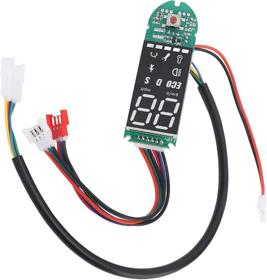 Electric Scooter Dashboard Circuit Board, Electric Scooter Replacement Circuit Board Easy Replacement Clear Display for Scooter Repair