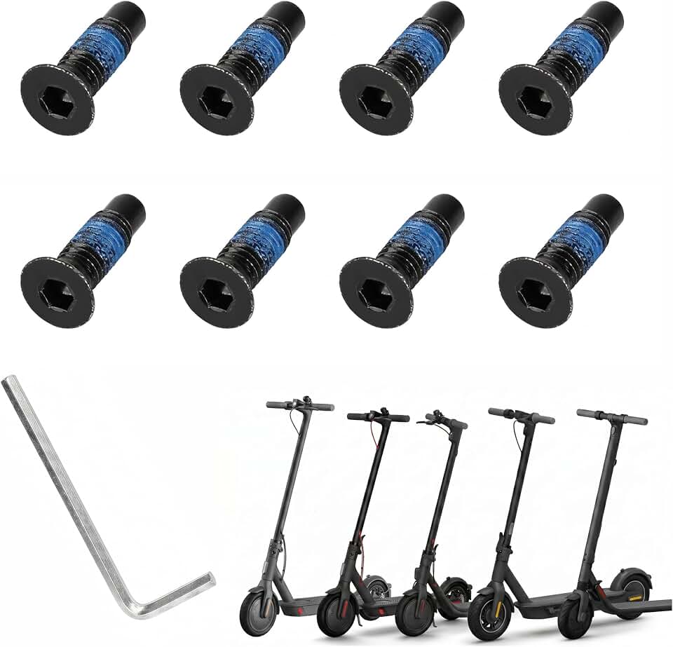 Scooter Forehead Screws 8 PCS Compatible with Xiaomi M365/1S/Pro/Mi3 &amp; Ninebot Max G30/ES/F Series Electric Scooter