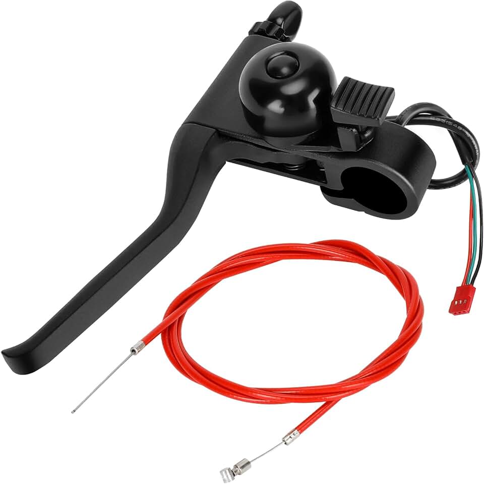 Universal Left Brake Handle Lever &amp; Brake Cable Compatible with GOTRAX GXL V2 Electric Scooter Apex Pro XL Rival XR Elite E-Scooter Replacement Parts Accessories