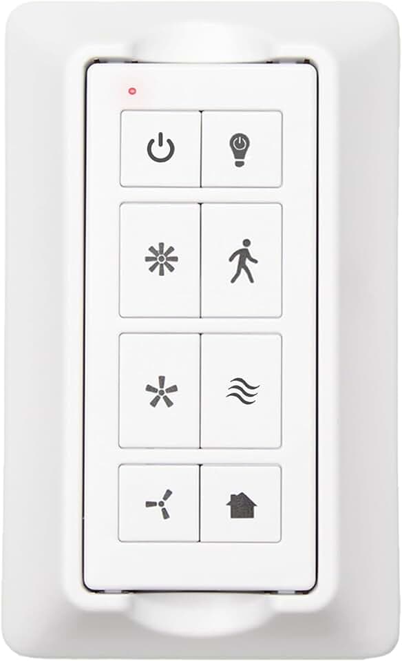Ceiling Fan Remote Control with Light Dimmer, 3 Speeds Wall Remote | Compatible with Harbor Breeze, Prominence, Replacement for TR326A, 2AQZU-18052, 2AQZU-18007, 304.25MHz (Remote Only)