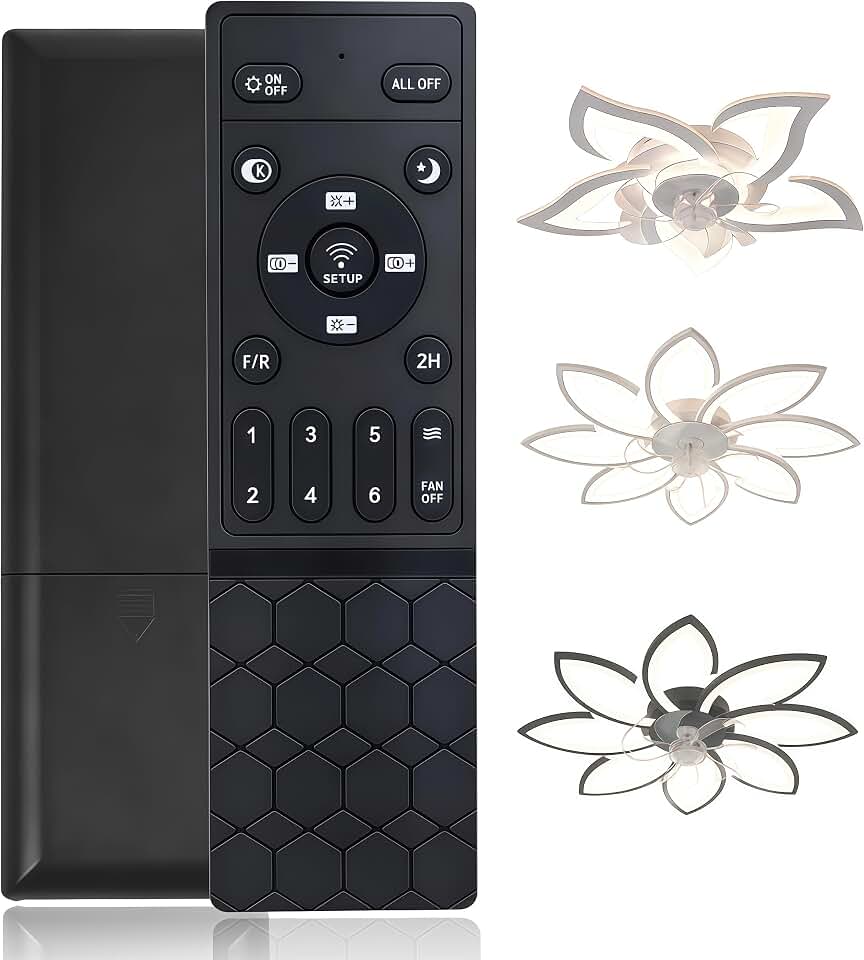 Replacement Remote Control for Ceiling Fan with Lights,Replace ADH-CFL02 | Applicable Models CFL04 CFL05 CFL06 CF07 CF08 CFL09 CFL10 CFL11 CFL12,for Daily Fan and Light Operation,Pairing Required