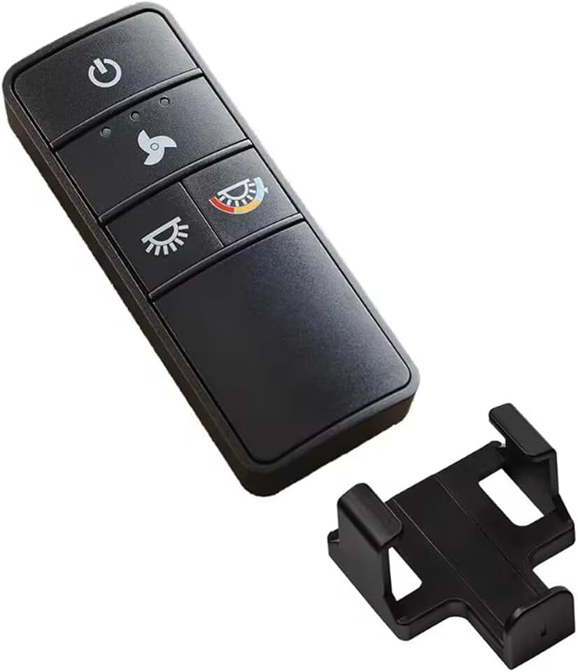 TX028C-S Ceiling Fan Remote Control Replacement for Hampton Bay | 3-Speed Light Dimmer&amp; Color-Changing, 4 Dip Switches for Home Decorators Collection TX028C-S A25-TX028C-S (Remote Only)