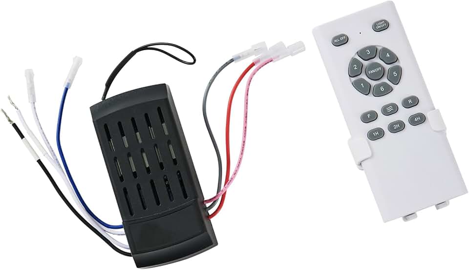 Ceiling Fan Remote Control Kit, Only for Forrovenco 52 Inch 3-Blade Ceiling Fans with Lights, Remote Control and Receiver Kit, with 6 Speeds, 3 Lights, Summer and Winter Modes, 52in