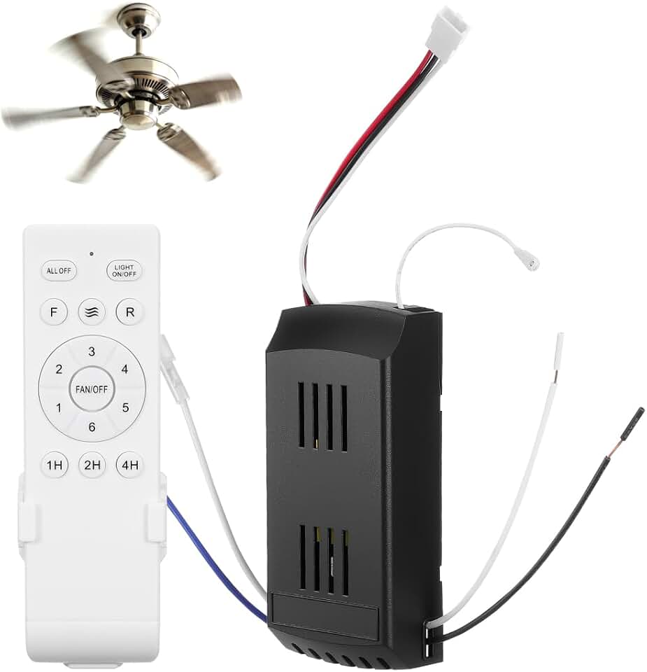 Motor Speed Controller for Ceiling Fans Lights, Remote Variable Fan Speed Control, Low Voltage Safe Design, Versatile Compatibility
