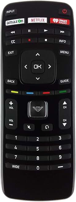 Vizio XRT112 Factory Original Replacement Smart TV Remote Control (Amazon/Netflix/iHeartRadio) - New 2018 Model