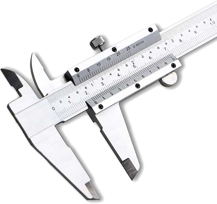 Spurtar Vernier Caliper Measuring Tool 6 inch/150mm, Non Digital Calipers | 0.001"/0.02mm High Precision, Durable Micrometer, Measuring Tool, Dual Imperialand Metric Scale