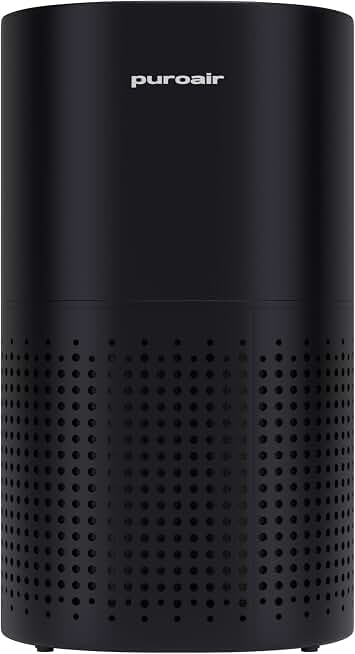 PuroAir 240 HEPA Air Purifiers for Home Pets Bedroom - Filter 1,000 Ft² | 3-Layer Air Filter with CarbonTech for Smoke, Odor, Allergies is 500X Stronger - Auto Air Quality Sensor, Quiet Sleep Mode