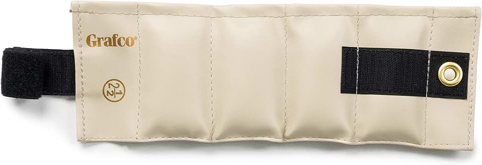 Graham-Field Exercise Weight, 2.5 lbs (1.13 kg), Wrist and Ankle Adjustable Workout Weights, Tan, 1895