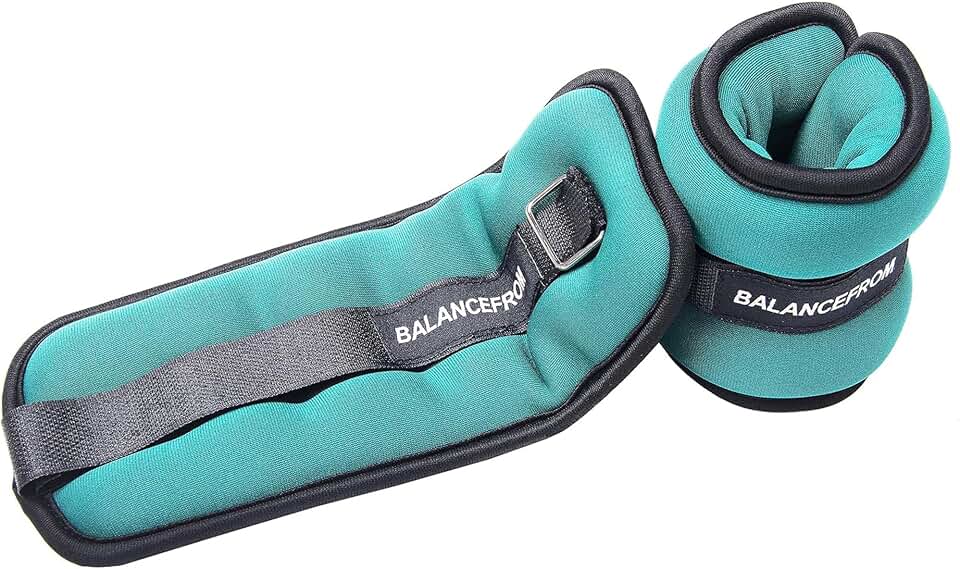 Fitvids Fully Adjustable Ankle Wrist Arm Leg Weights, Multiple Sizes