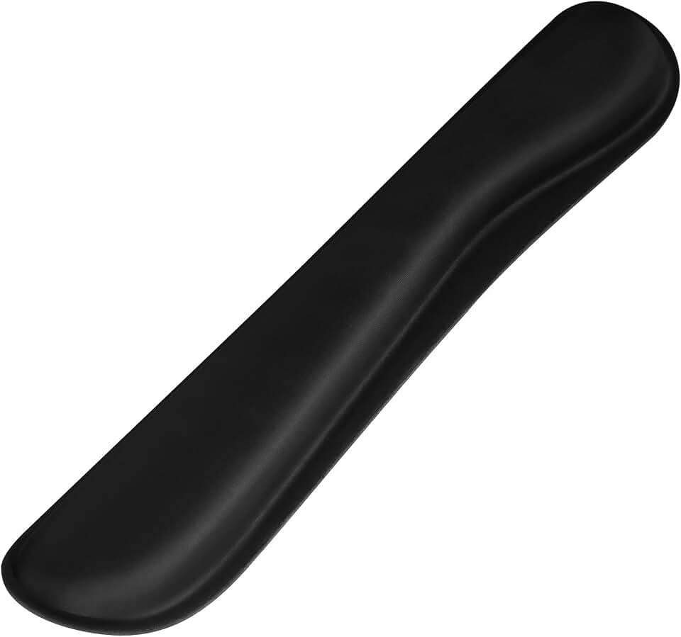 Yolanda Keyboard Wrist Rest Memory Foam, Easy Typing Pain Relief, Keyboard Mouse Pad Set for Computer, Laptop, Home &amp; Office