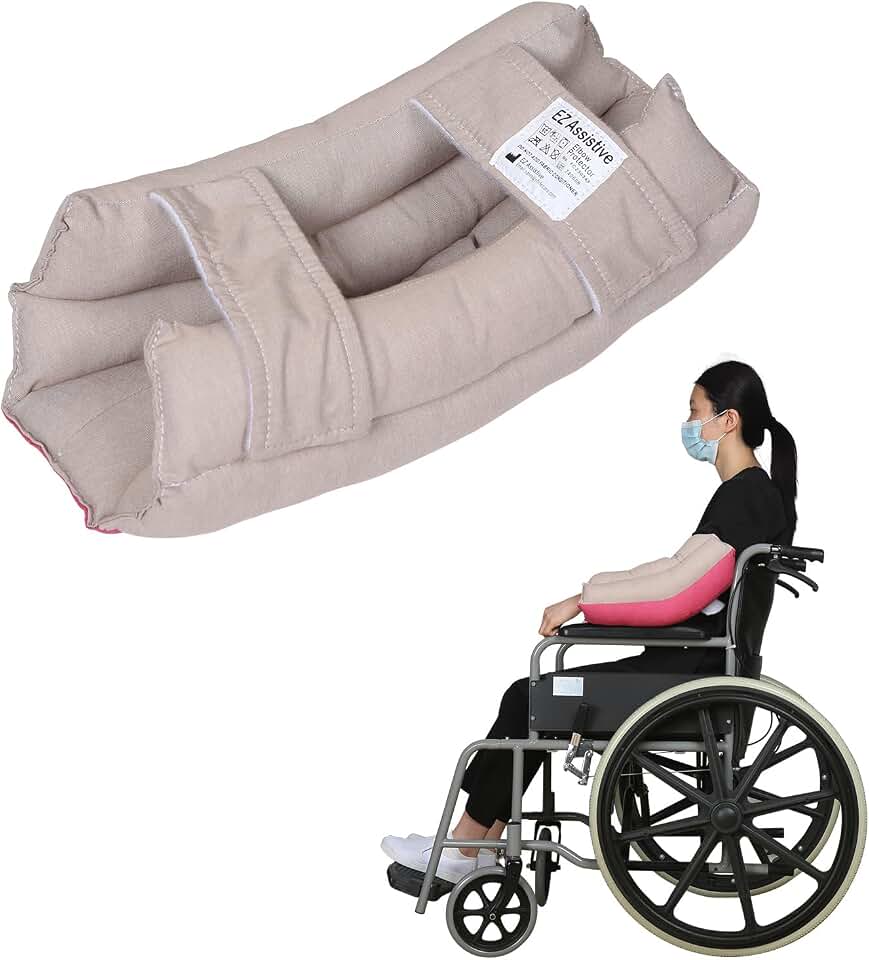 EZ Assistive Elbow Pads Elbow Protectors for Elderly and Bedridden Patient, Elbow Protector with Soft Fibre, Large Size 1 Count