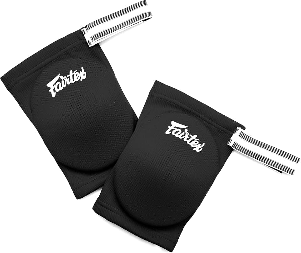 Fairtex Elastic Elbow Pads EBE1 Muay Thai Kick Boxing Protect Soft Fabric