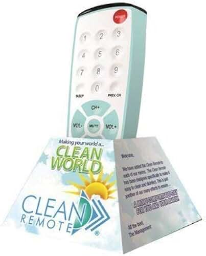 10-Pack Clean Remote CR1 Universal TV Remote Required by Best Western