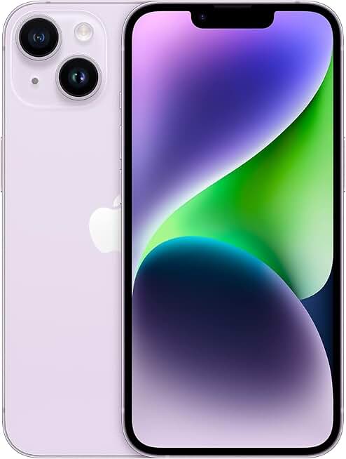 Apple iPhone 14, 128GB, Purple - Unlocked (Refurbished)