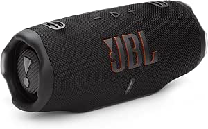 JBL Charge 6 Portable Bluetooth Speaker, Waterproof, Drop-Resistant - Black