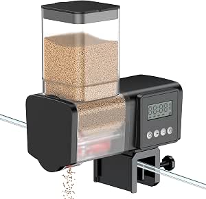 Pawfly Aquarium Automatic Fish Feeder 200/450 mL Automatic Fish Food Dispenser