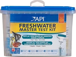 API FRESHWATER MASTER TEST KIT 800-Test Freshwater Aquarium Water Master Test Kit, White, Single, Multicolor