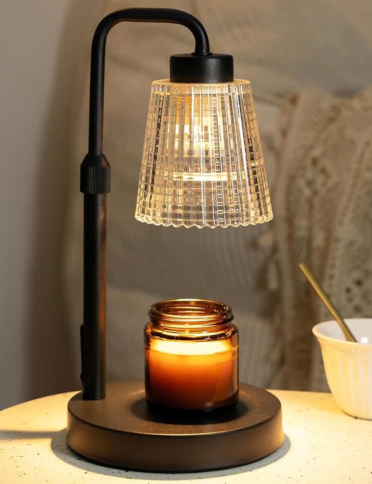 GODONLIF Candle Warmer Lamp with Timer, Birthday Gifts for Women Home Decor | 24h Cycle Timer Dimmable Wax Melting Warmer with 2 Bulbs, Fall Decor for Home Living Room Halloween Decorations Gifts for Mom Recycled Claim Standard Blended