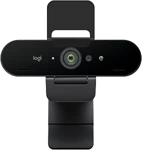 Logitech Brio Ultra 4K HD Webcam for Streaming and Conferences - Black