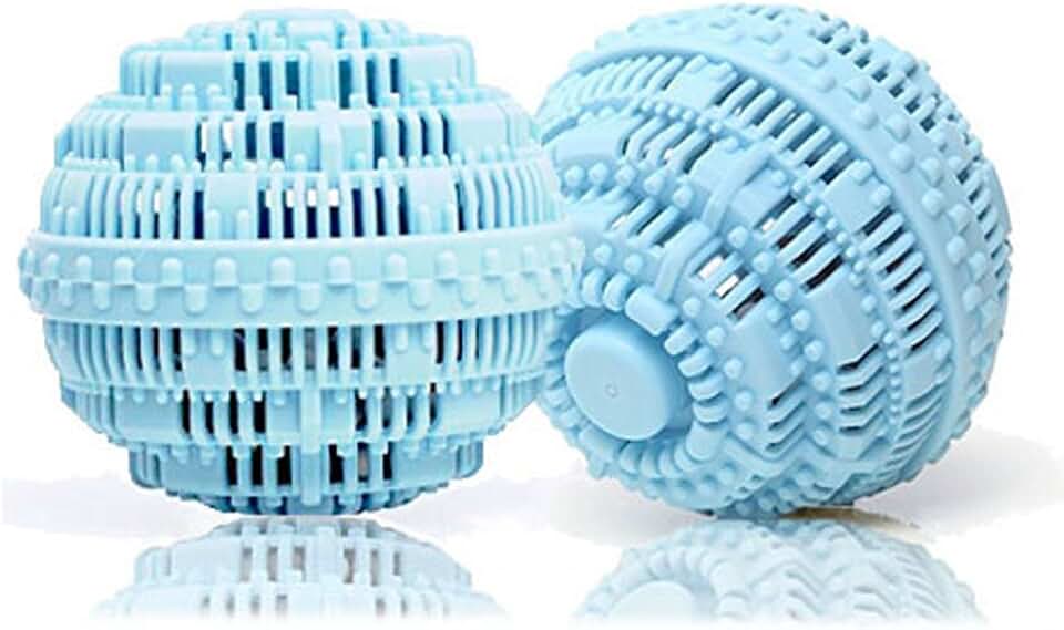 Eco Friendly Wash Ball &amp; Detergent Laundry Ball, Set of 2(Light Blue)