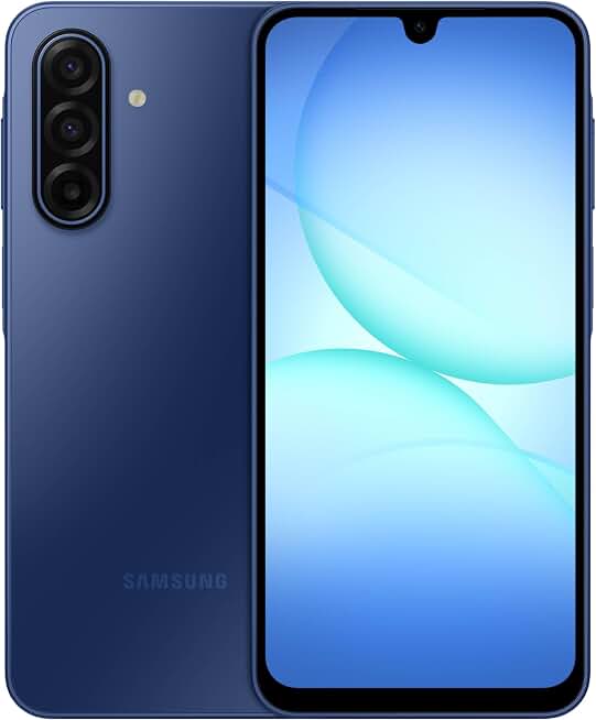 Samsung Galaxy A17 5G Smartphone 128GB, US 1 Yr Manufacturer Warranty Blue | Large AMOLED, High-Res Camera, Durable Design, Super Fast Charging, Expandable Storage, Circle to Search, 2025