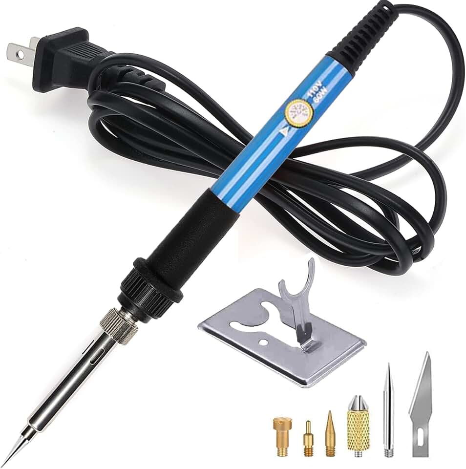Wood Burning Kit, WoodBurning Tool Adjustable Temperature for Adult | Fast Heating 200~450 ℃, Pyrography Kit for Beginners Craft Lovers and DIY Enthusiasts, Christmas Gift