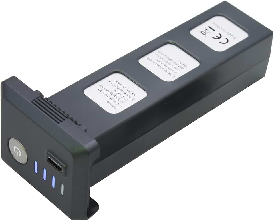 Blomiky 11.1V 3S 2600mAh 28.86Wh Li-Po Rechargeable Battery Compatible with Bwine F7GB2 75 Mins 9800FT SJRC F7 F7S RC Quadcopter Drone / F7