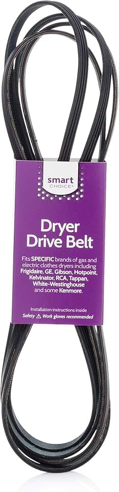 Smart Choice Smart Choice Dryer Belt, Black, 87.75 Inches