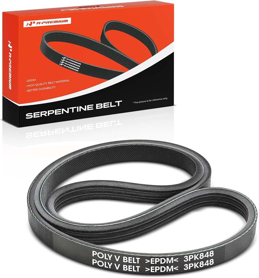 A-Premium A-Premium Serpentine Belt 3-Rib 33.46 In | Compatible with Toyota Echo 2000-2005 &amp; Scion xA xB 2004-2006 &amp; Smart Fortwo 2005-2007, Heat Resistant, Long Lasting