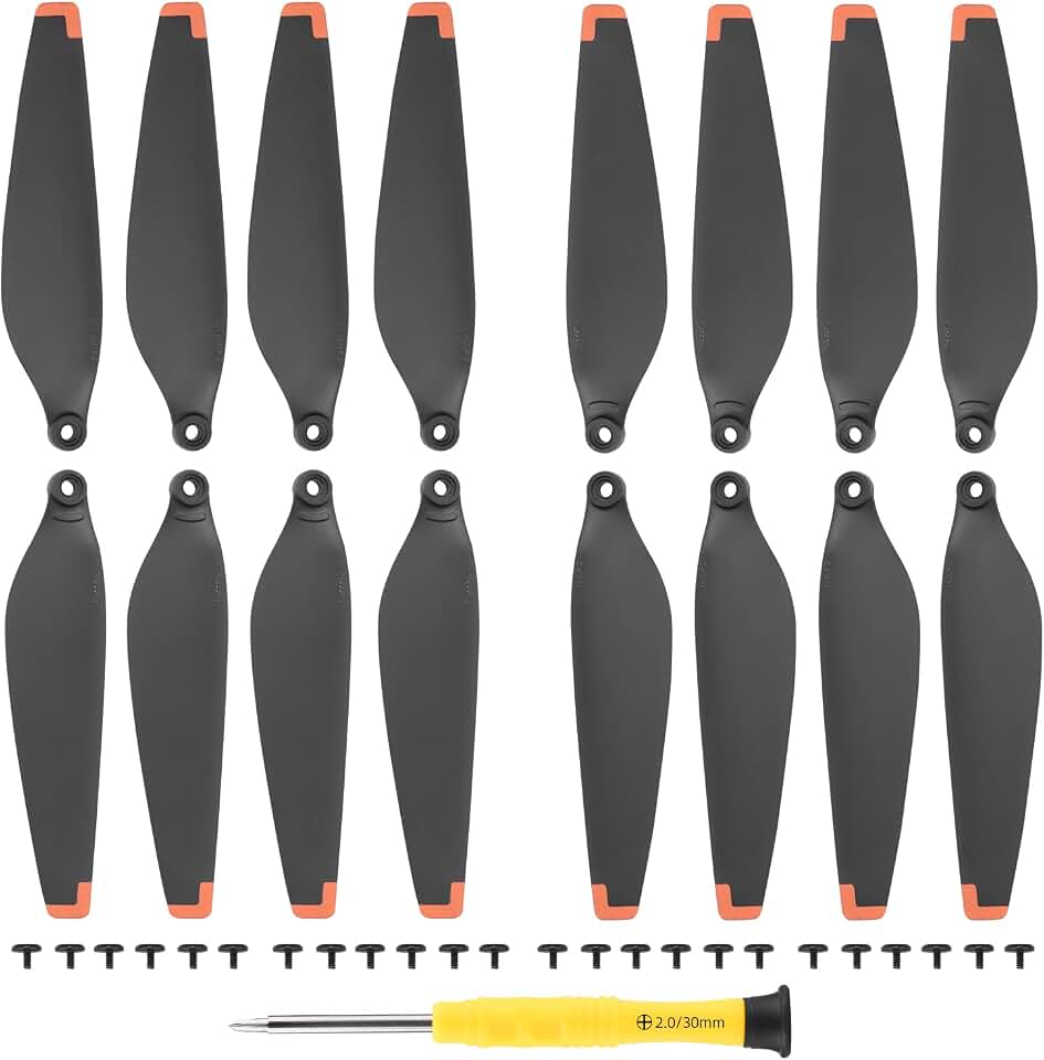 16Pcs Mini 4 Pro/Mini 3 Pro Propellers,For DJI Mini 4 Pro/Mini 3 Pro Accessories Quick-Release Replacement Blades Props Wings (Not compatible with DJI Mini 3)