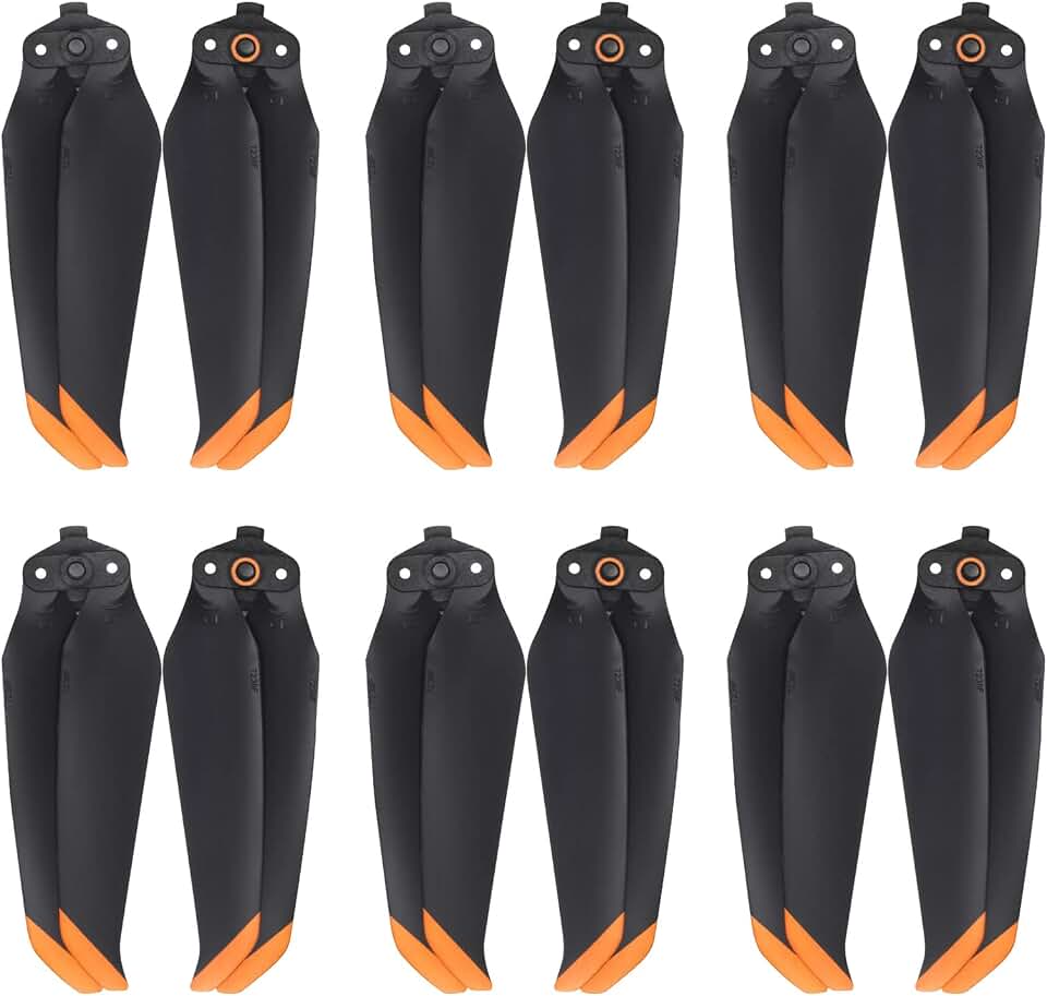 12Pcs Propellers for DJI Air 2S /Mavic Air 2: Low Noise Blades Accessories | Non-OEM Quick-Release Replacement Wing Accessories, 7238F Lightweight Quick-install Props Stable Flight Enhanced Endurance