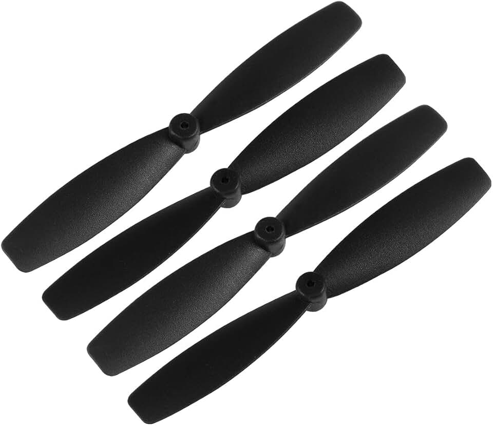 uxcell RC Propellers 55mm CW CCW 2-Vane Main Rotors Black 2 Pairs