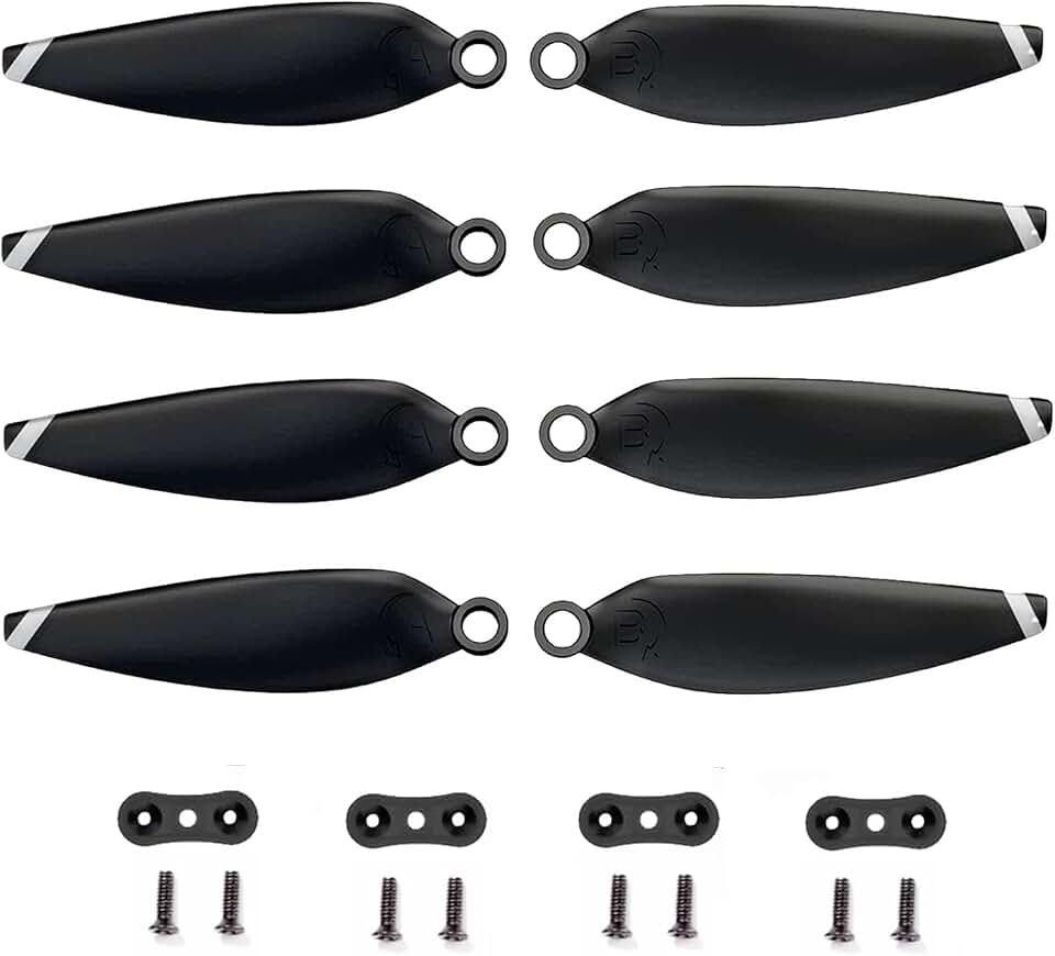 8Pcs HS175D Propellers for HS175D F11MINI F7 MINI Q5 Q7 Q8 M7 WF31 HT50 Drone Propellers Blades Replacement Parts Drone Accessories