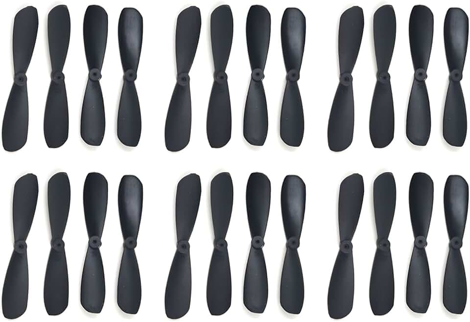 skrnrhrery mini Propeller, Suitable for RC Aircraft Special Nylon Props Central axis 0.8MM Blade Length 46/42/37/MM Positive and Negative AB propellers mini Quadcopter Accessories (46mm)