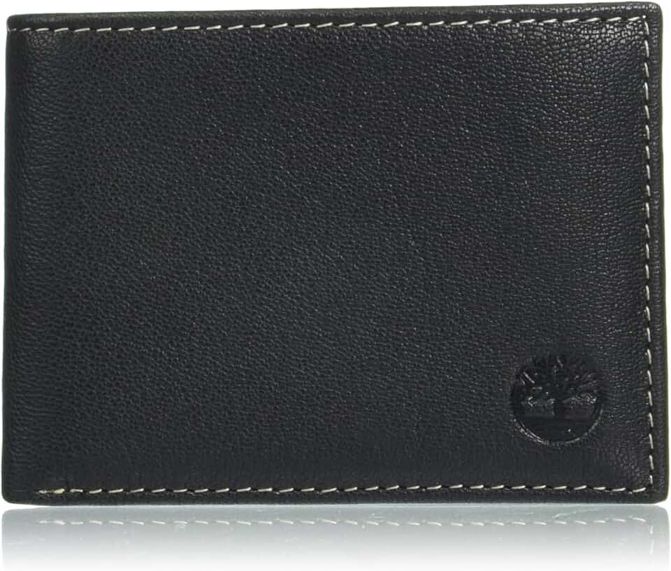Timberland Men's Genuine Leather Passcase Security RFID Wallet