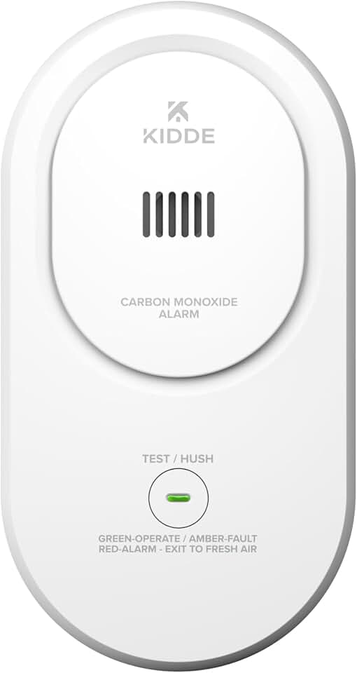 Kidde Carbon Monoxide Detector, Plug-in &amp; AA Battery Backup, COP | Rotating Plug with Power Surge Immunity, LED Status Lights, Loud 85 Db Alarm, Ideal for Homes &amp; Apartments, 5th Edition