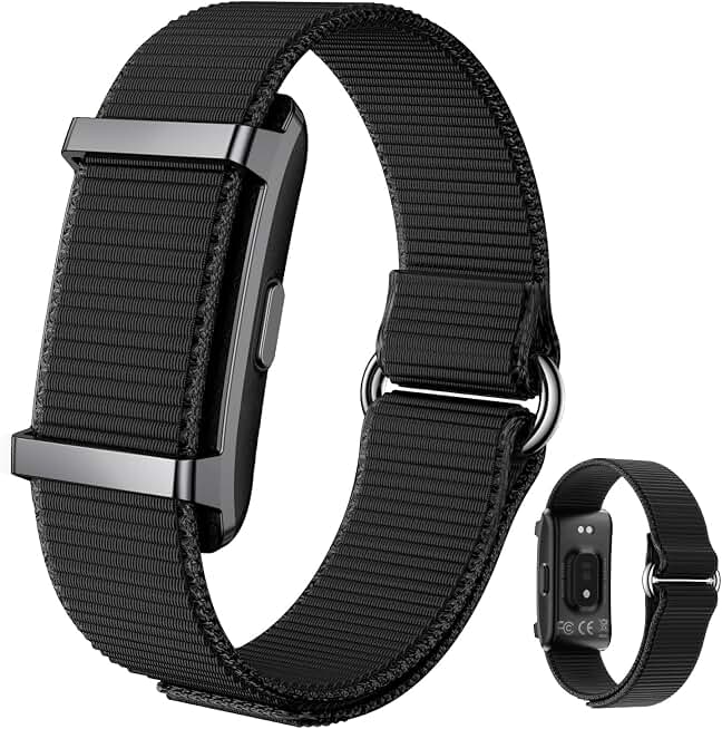 Smart Bracelet Fitness Trackers for Men Women, Smart Watch 24/7 Heart Rate Sleep Stress HRV Monitor, 170+ Sports Modes, 2 Bands, Free APP