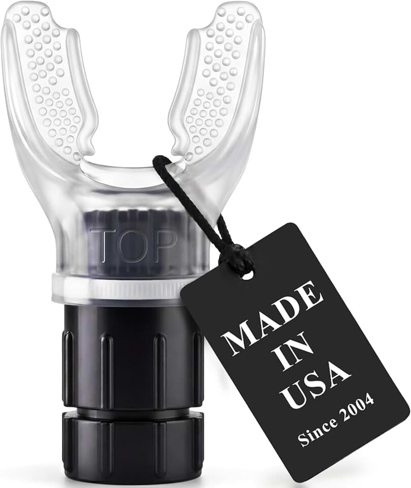 EXPAND-A-LUNG | Breathing Exerciser Device for Lungs | Airflow Trainer Fitness | Cardio Expansion &amp; Capacity | Sports Endurance | Dual-Way Inhale-Exhale Workout